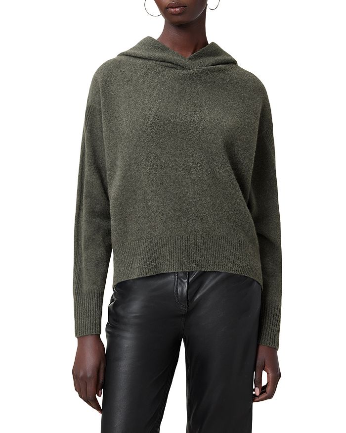 

Кашемировый свитер с капюшоном от Ирина ALLSAINTS, зеленый