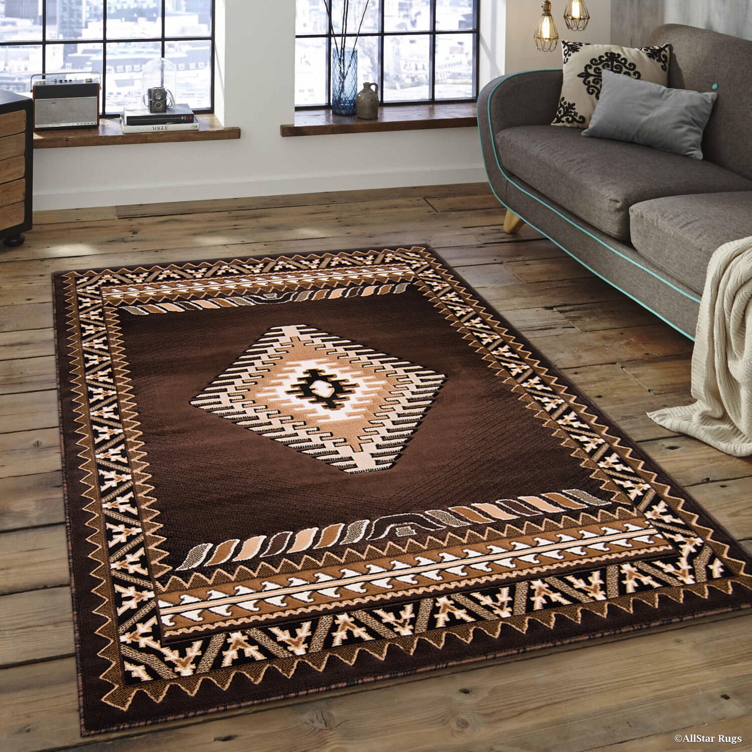 

Ковер Allstar Rugs, шоколадный