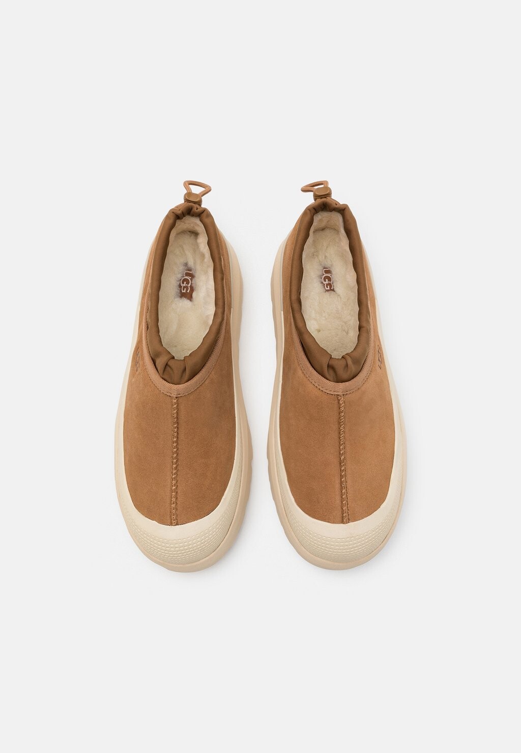 Слипоны TASMAN WEATHER HYBRID UGG, каштановый/белый — фото 4