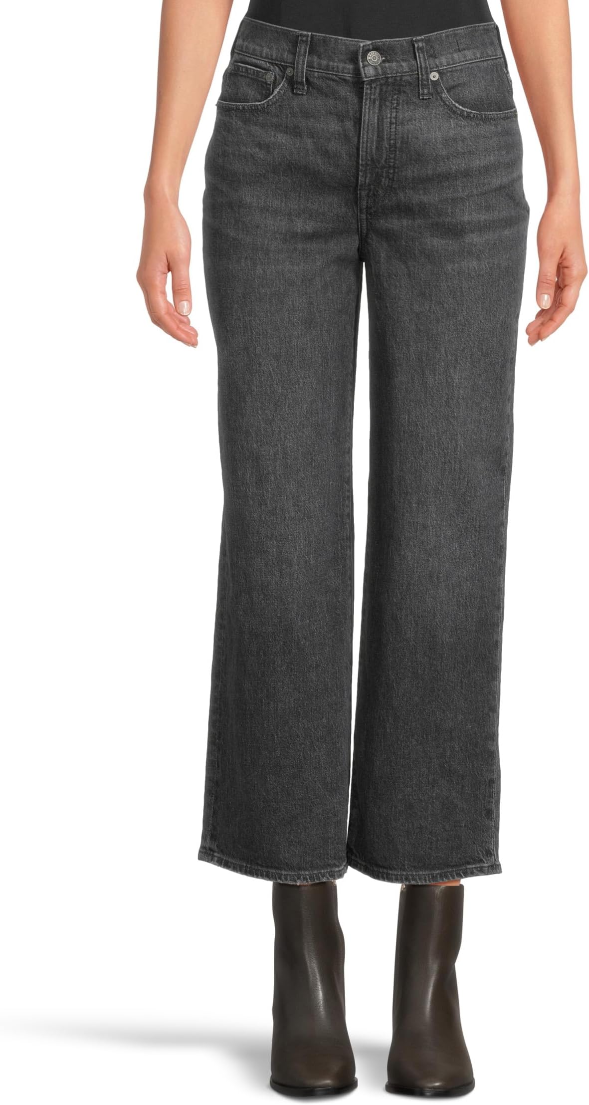 

Джинсы Madewell Perfect Vintage Wide Crop in Robles Wash, цвет Robles Wash