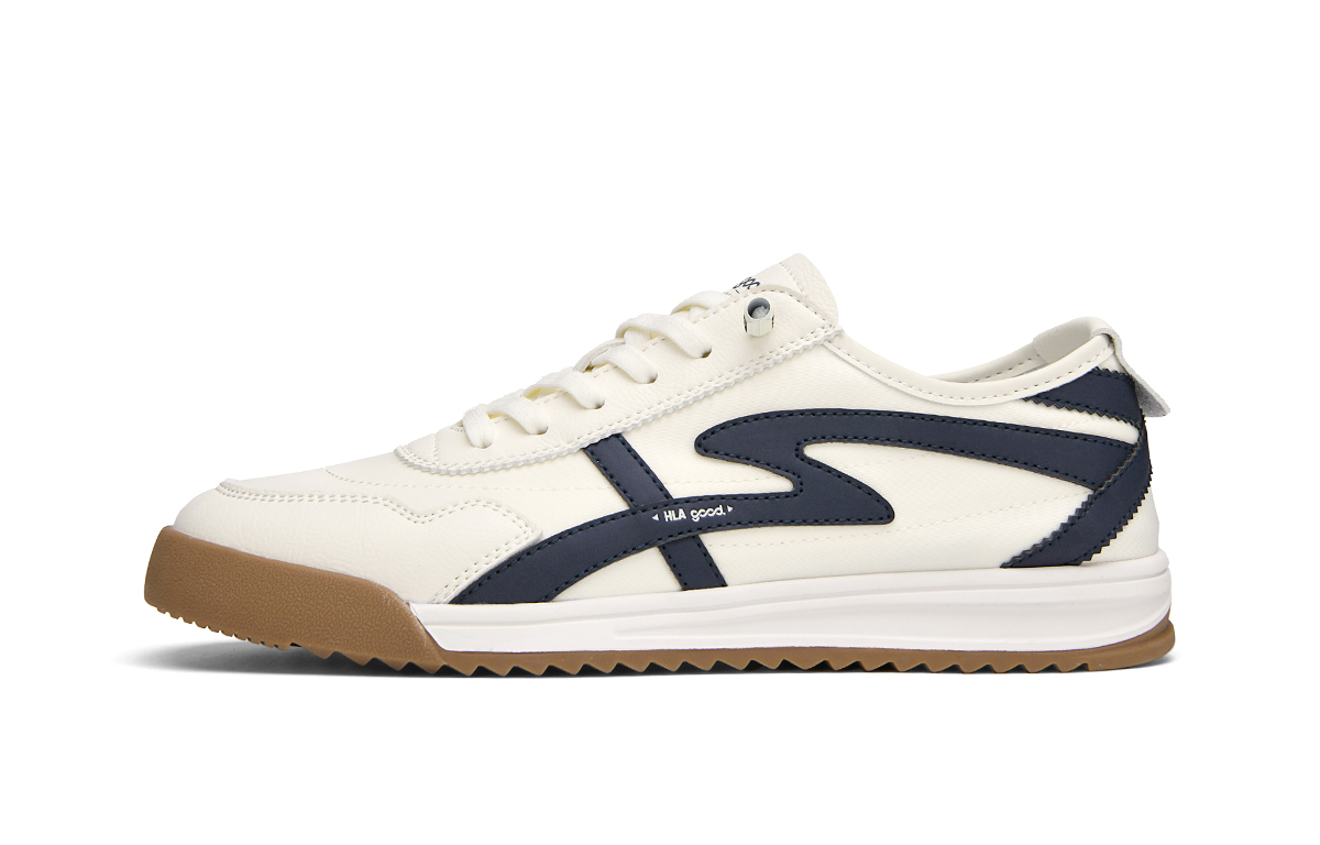 

HLA Повседневные туфли мужские низкие, белые, синие/бело-серые