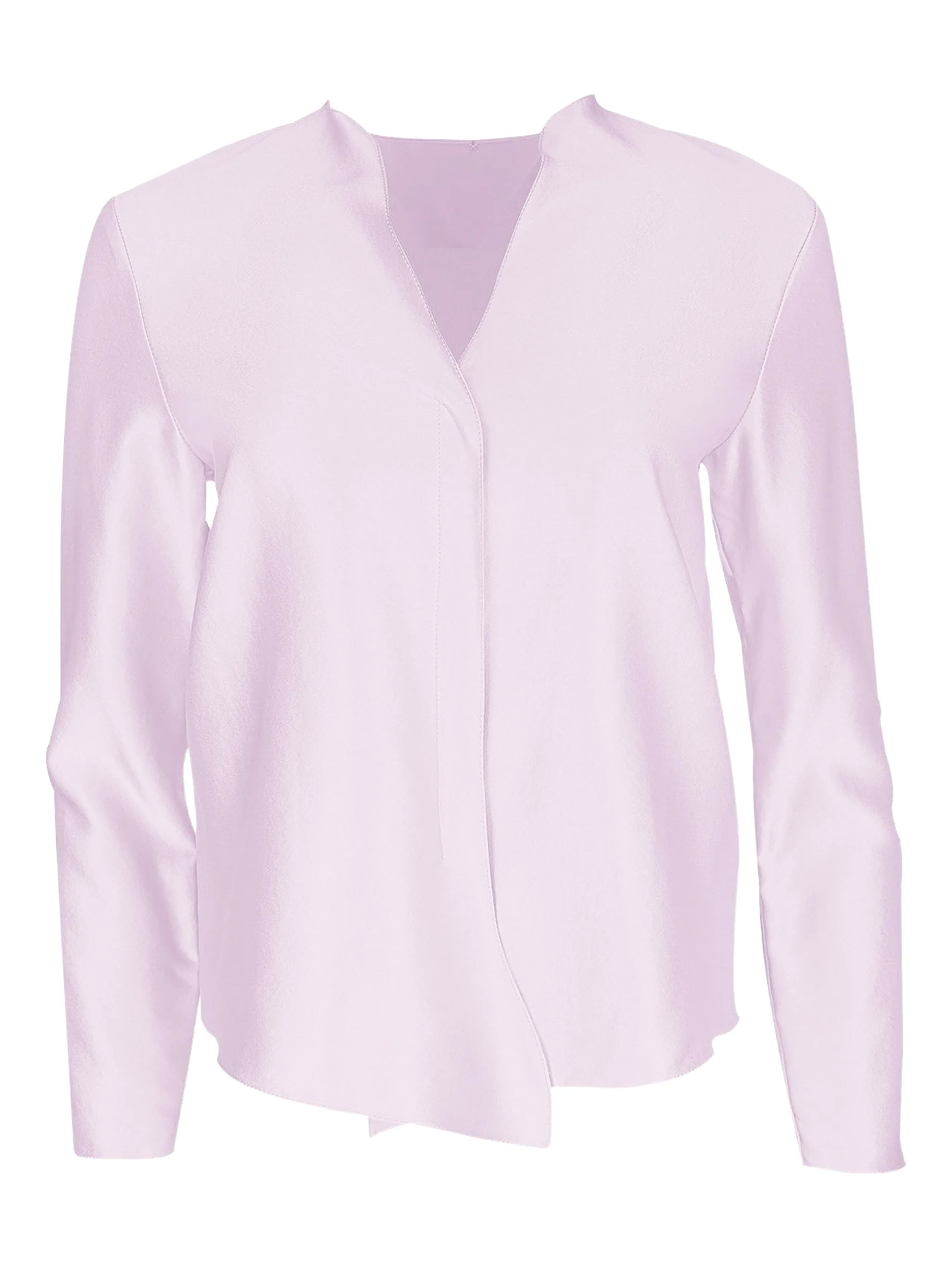 

Рубашка с V-образным вырезом и длинным рукавом Peter Cohen, фиолетовый