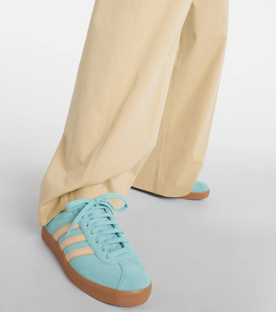 Газель 85 замшевые кроссовки Adidas, Easmin/Crysan/Gum4 — фото 4