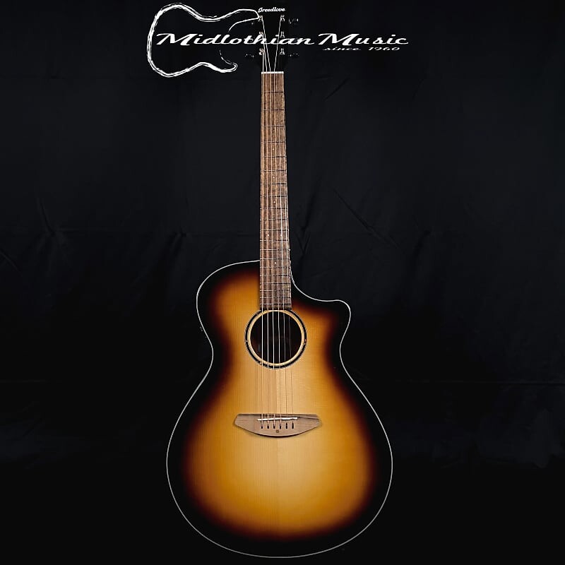 

Акустическая гитара Breedlove ECO Discovery S Concerto CE Acoustic-Electric Guitar - Edgeburst Gloss Finish
