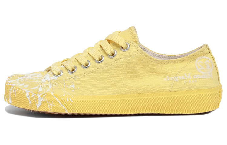 

Женские кеды Tabi Canvas Low-top Yellow White Maison Margiela