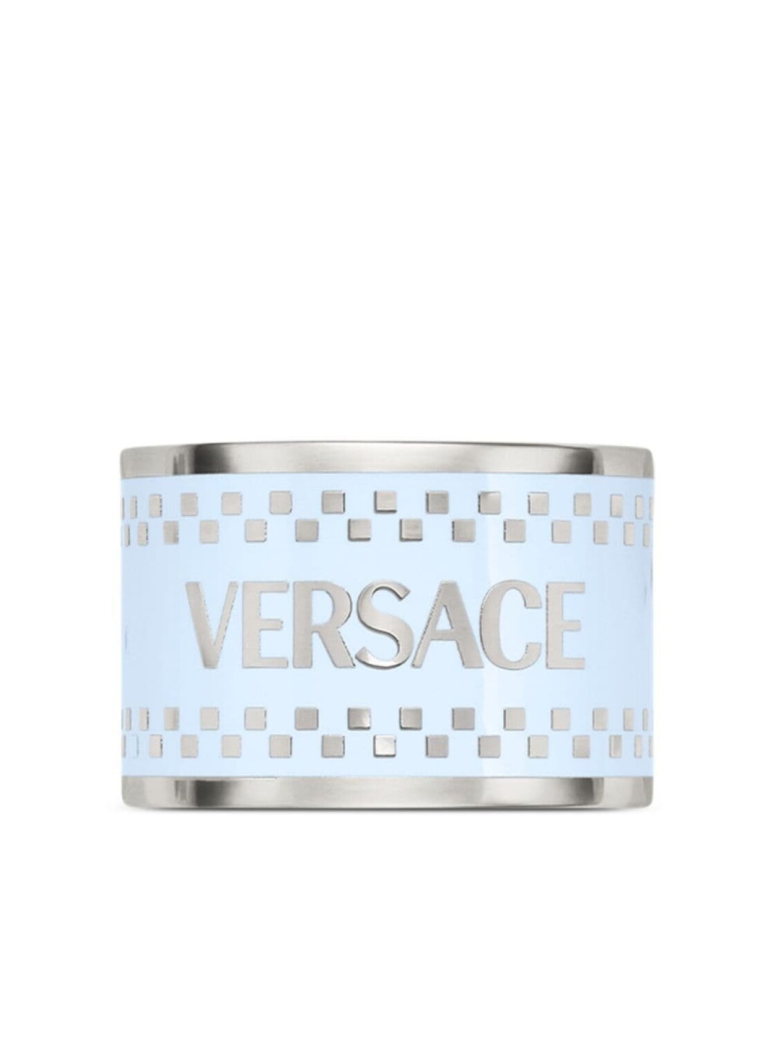 

Кольцо с логотипом Versace, серебряный