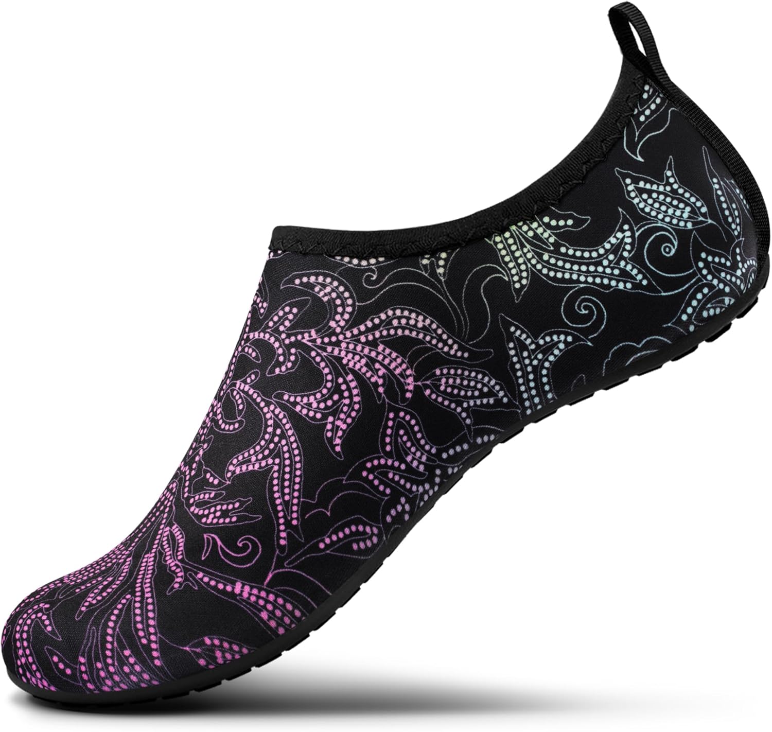 

Водные туфли SEEKWAY для женщин и мужчин, взрослые, быстросохнущие акваноски, босоножки с противоскользящей подошвой для пляжа, плавания, реки, бассейна, озера, серфинга, черные SK002(U)