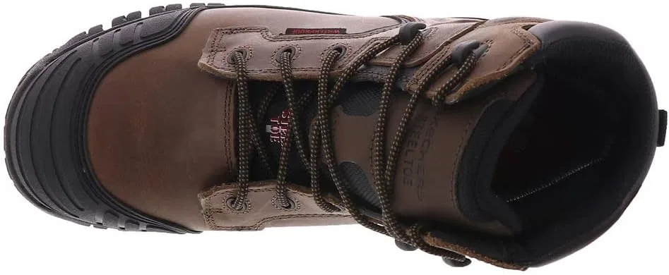 Рабочие ботинки Skechers Work Men's Hartan Onkin, темные, Dark Brown — фото 2