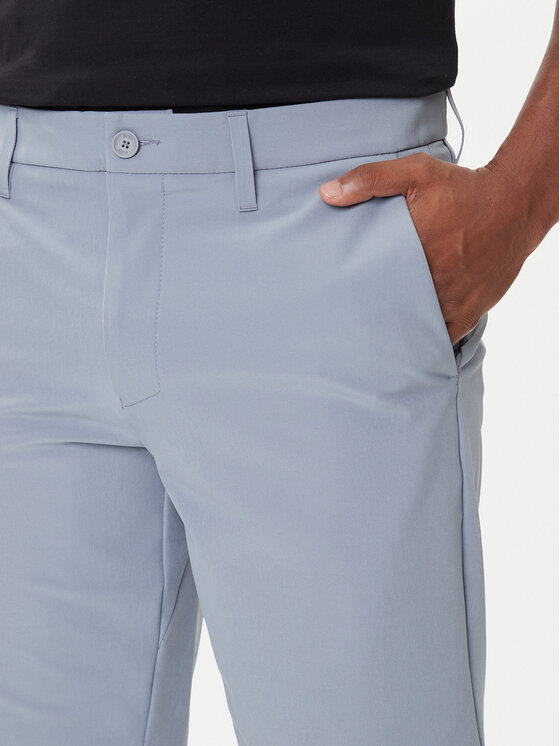 Шорты из ткани regular fit S_Commuter_10.5 Inch 50540337 Boss, серый — фото 4