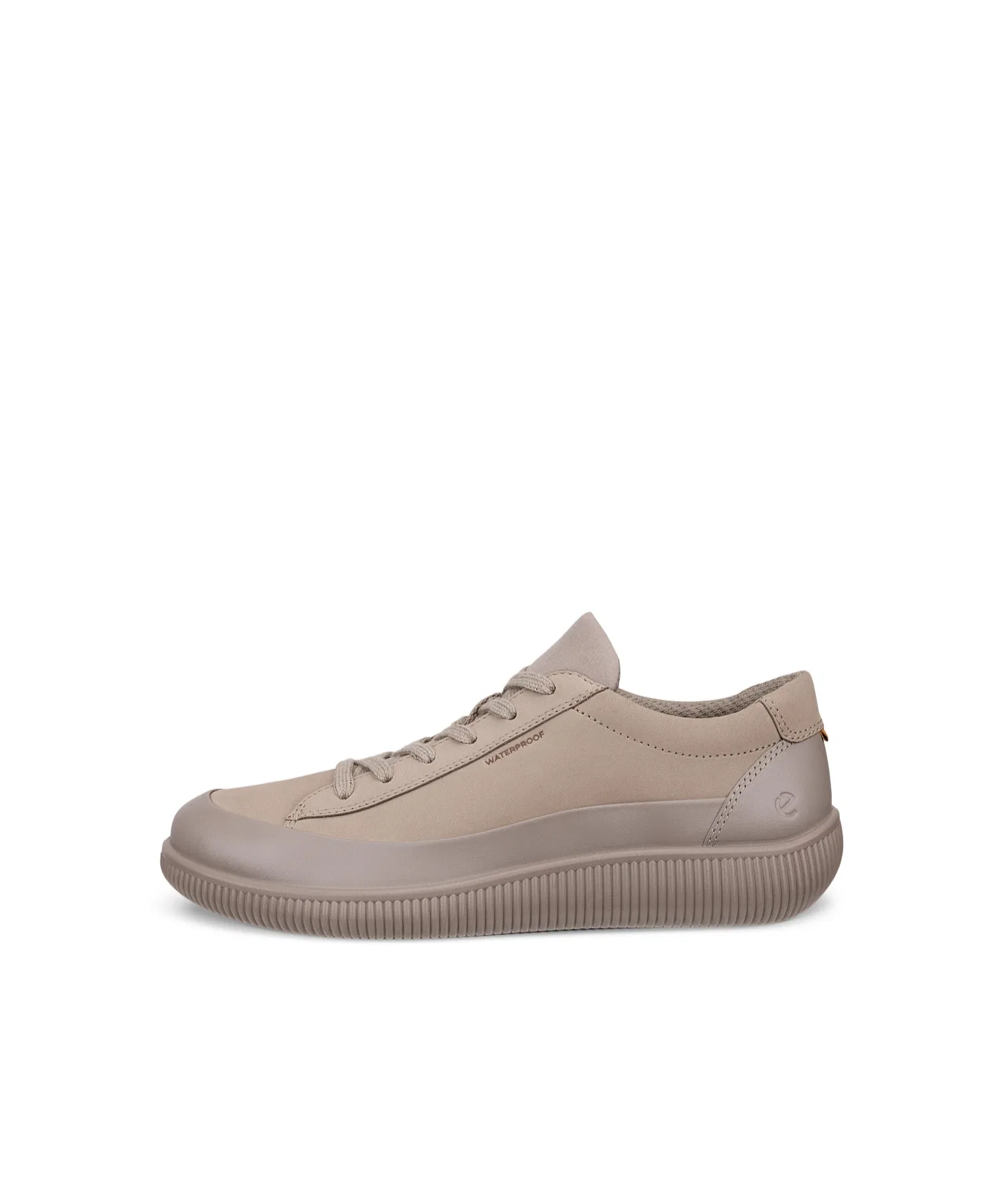 Мужские кроссовки ECCO SOFT ZERO из натуральной кожи бежевые