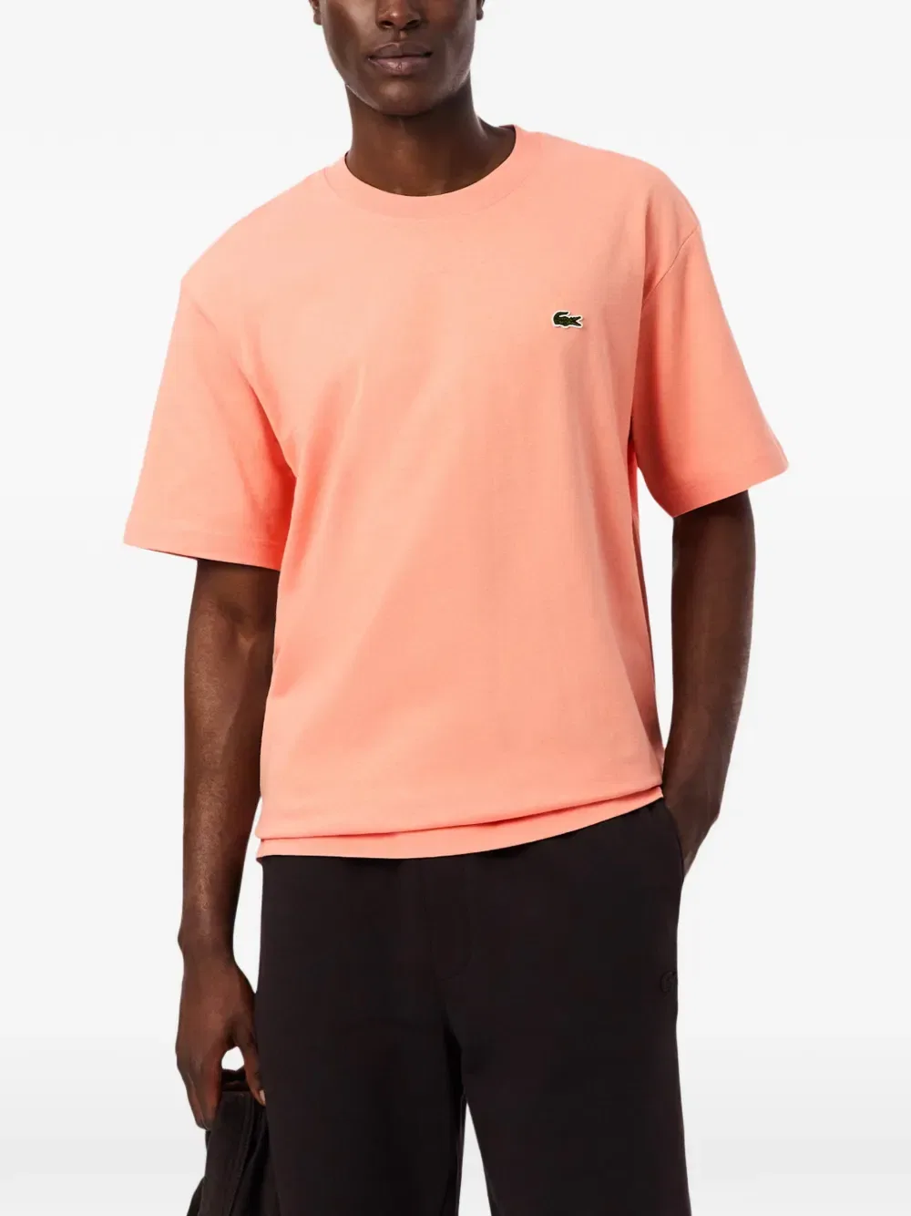 Футболка с круглым вырезом Lacoste, розовый — фото 2