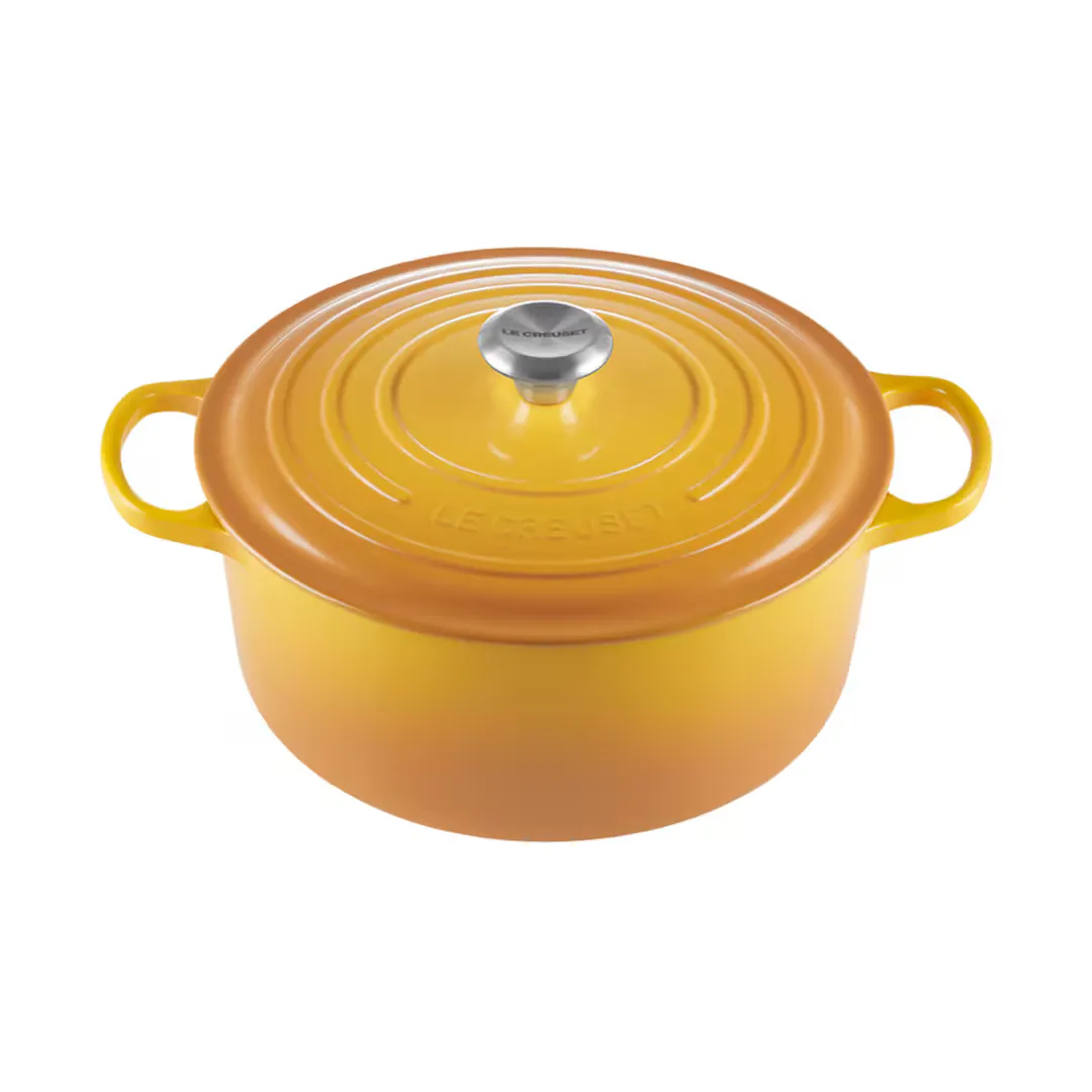 

Кокотка чугунная круглая Le Creuset, горчица