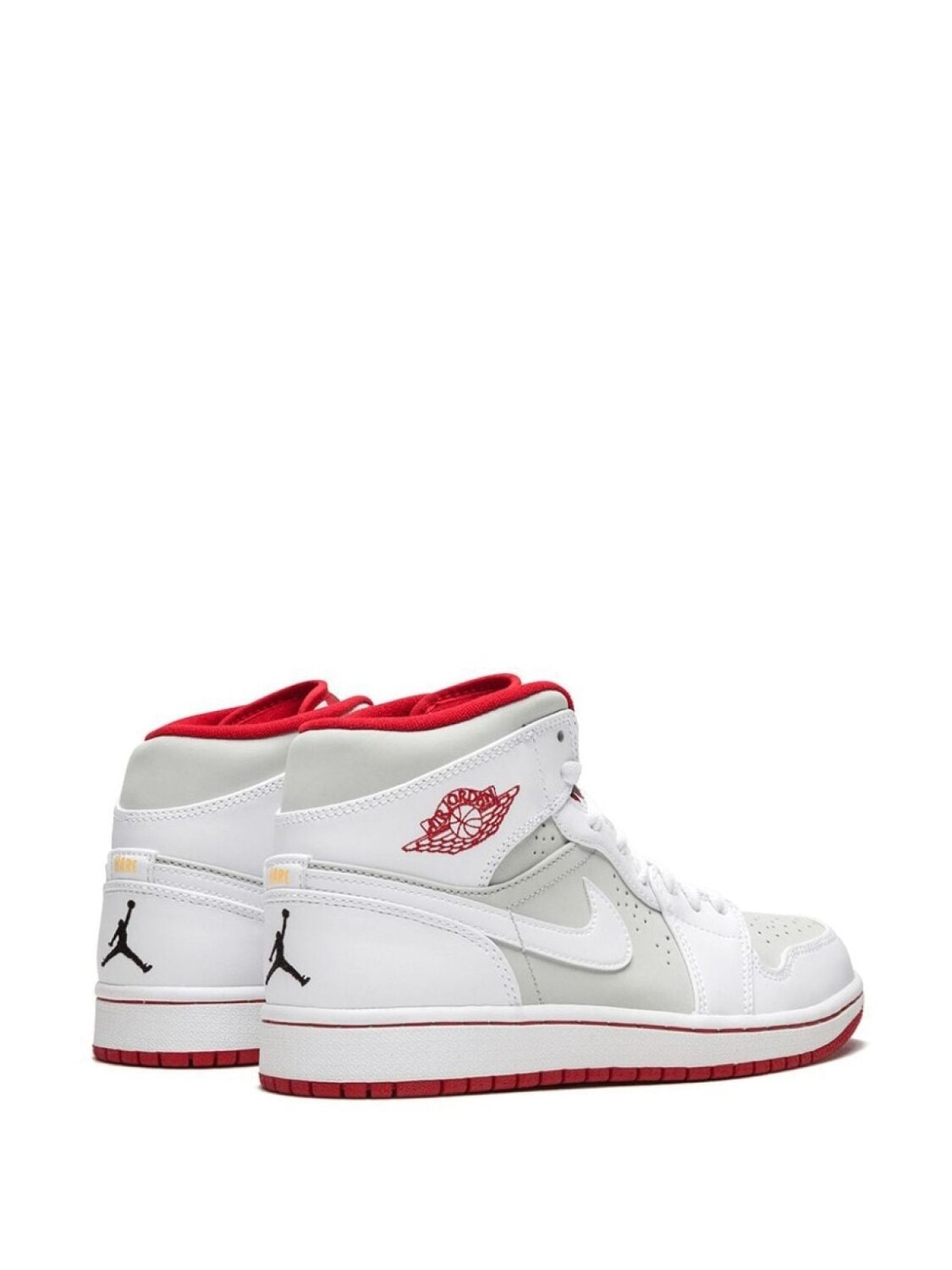 Jordan высокие кроссовки Air Jordan 1 Mid WB, белый — фото 3