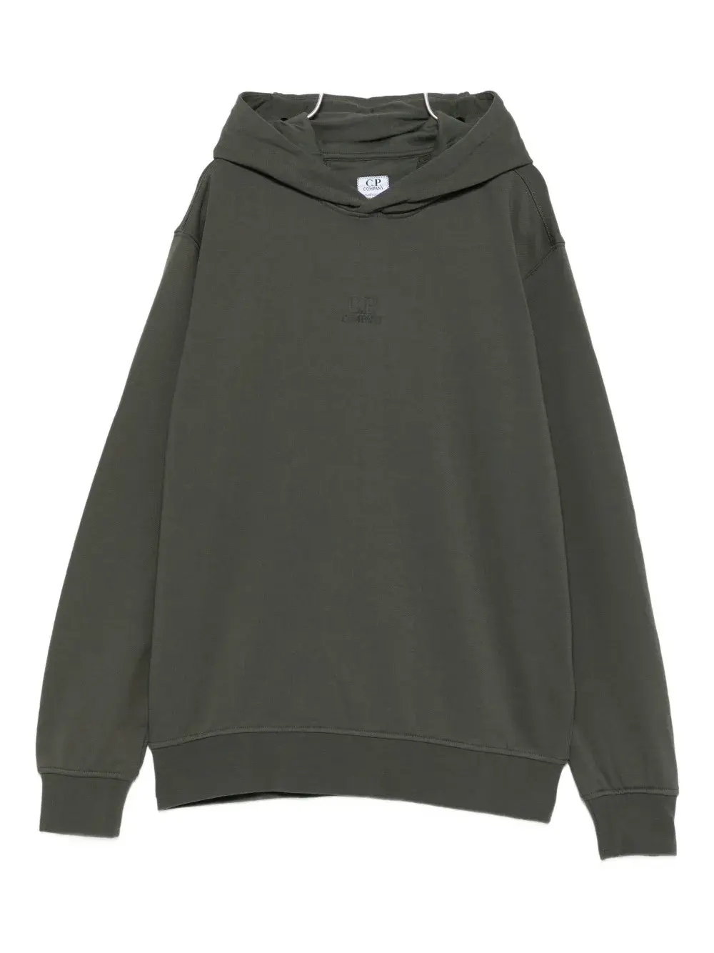 

Толстовка с капюшоном и очками C.P. Company Kids, зеленый