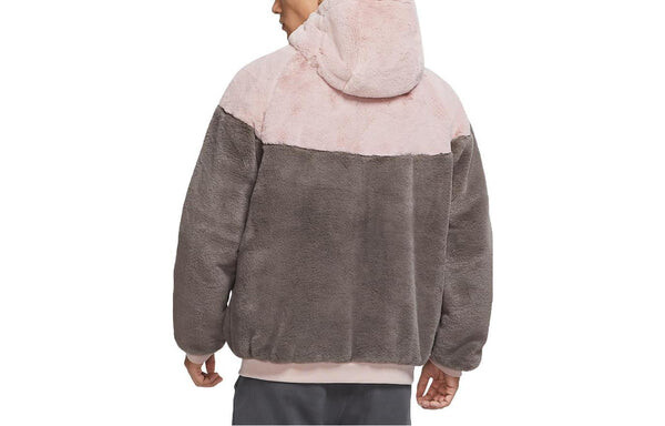 Куртка Men's Nike Sportswear Windrunner Drawstring Fleece Stay Warm Colorblock Logo Hooded Jacket, мультиколор — фото 2