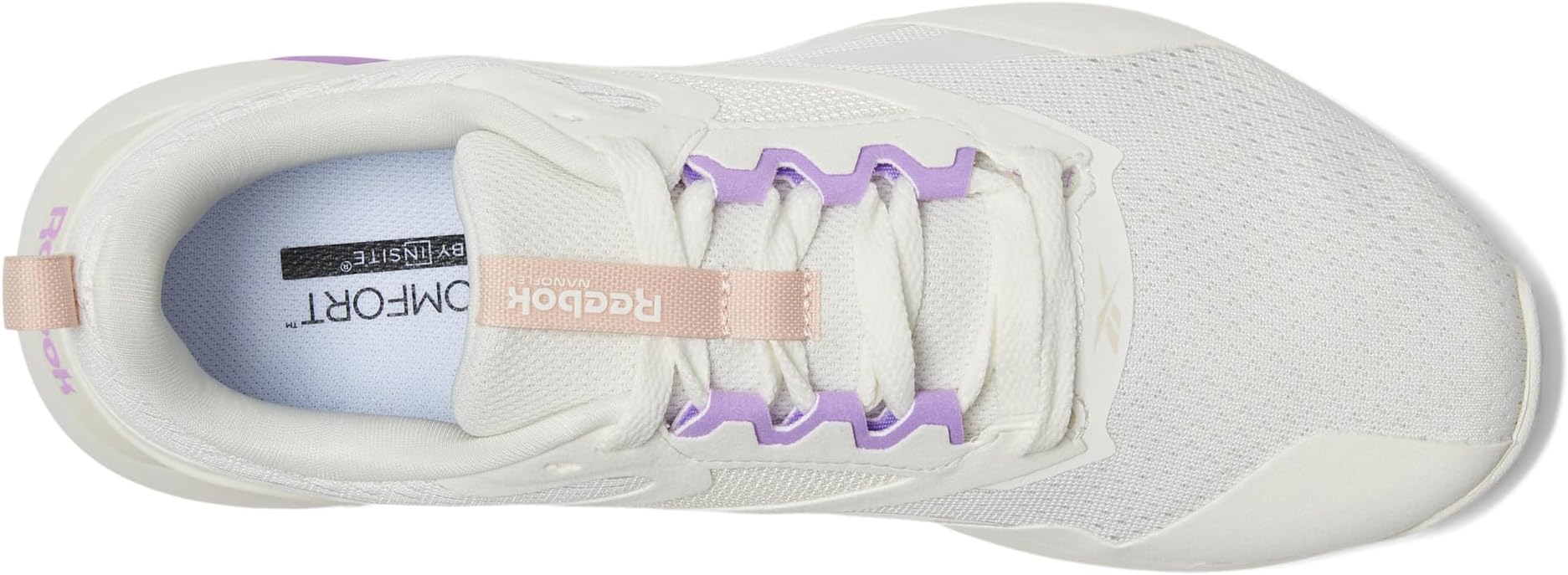 Кроссовки Reebok Nanoflex TR 2, цвет Chalk/Washed Clay/Digital Purplee — фото 2