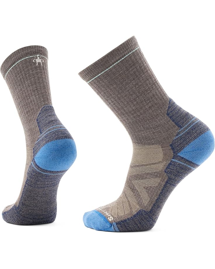 

Носки Smartwool Hike Light Cushion Crew Socks, цвет Taupe-Laguna Blue