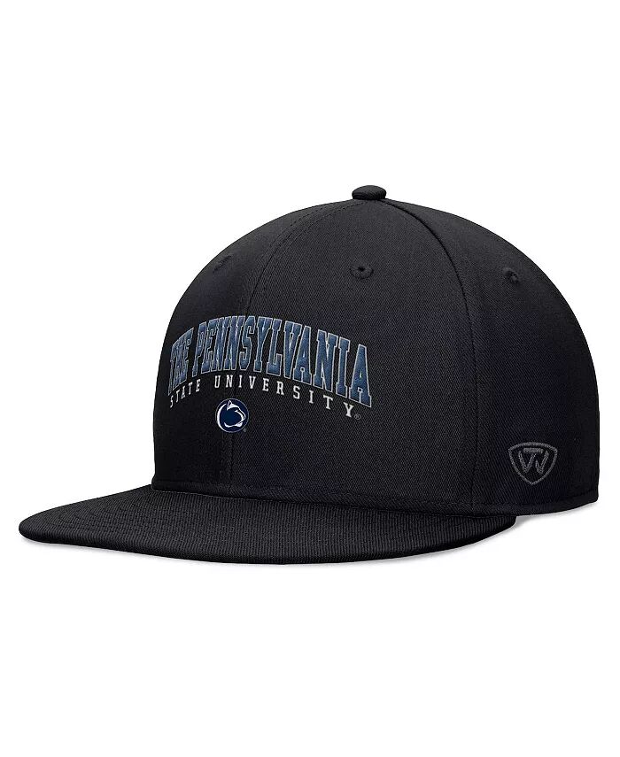

Мужская черная бейсболка Penn State Nittany Lions Bullpen Snapback Top of the World