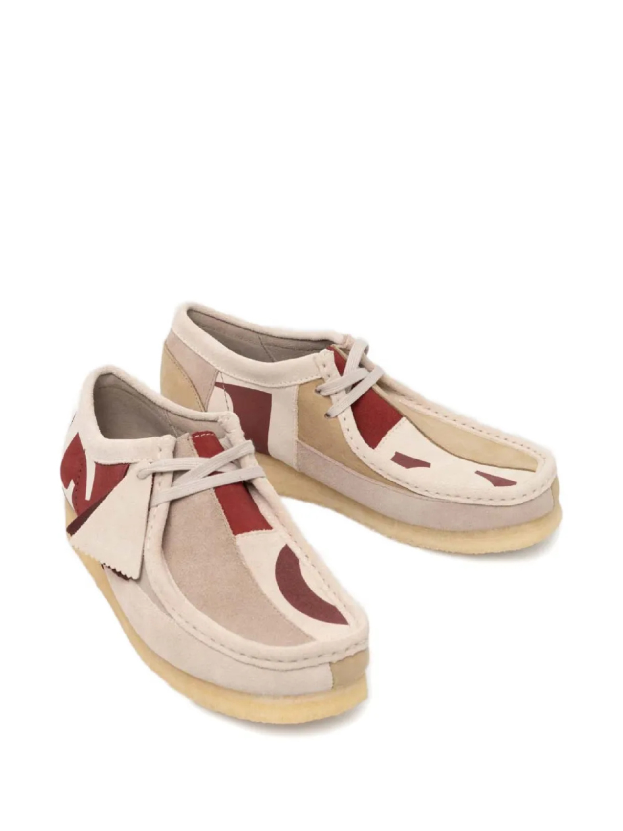 Лоферы Wallabee из коллаборации с Franck Pellegrino Clarks Originals, красный — фото 2