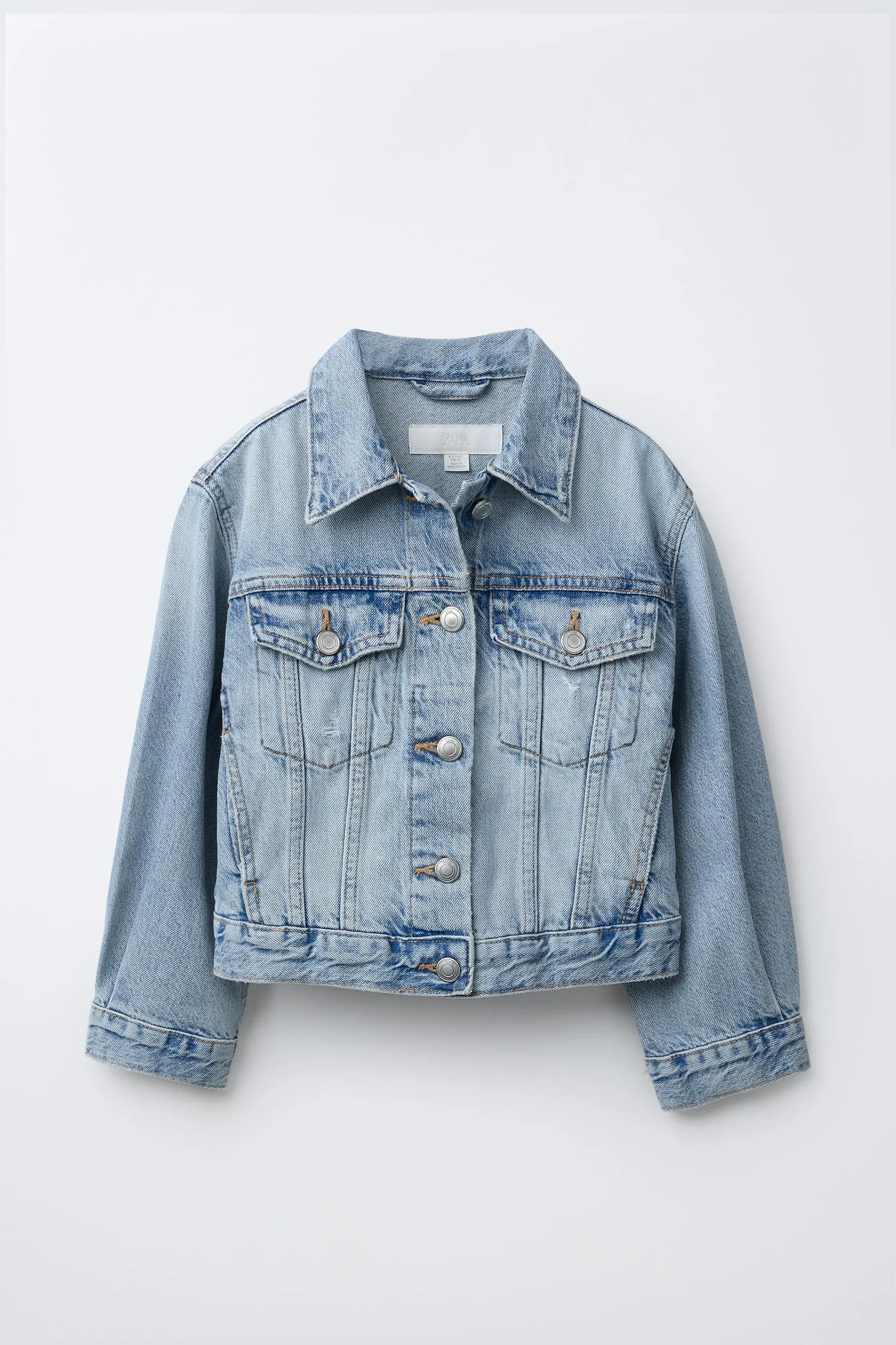 Джинсовая куртка Zara, синий