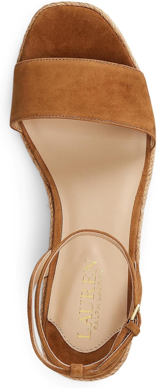 Босоножки Leona Suede Espadrille LAUREN Ralph Lauren, цвет Whiskey — фото 2