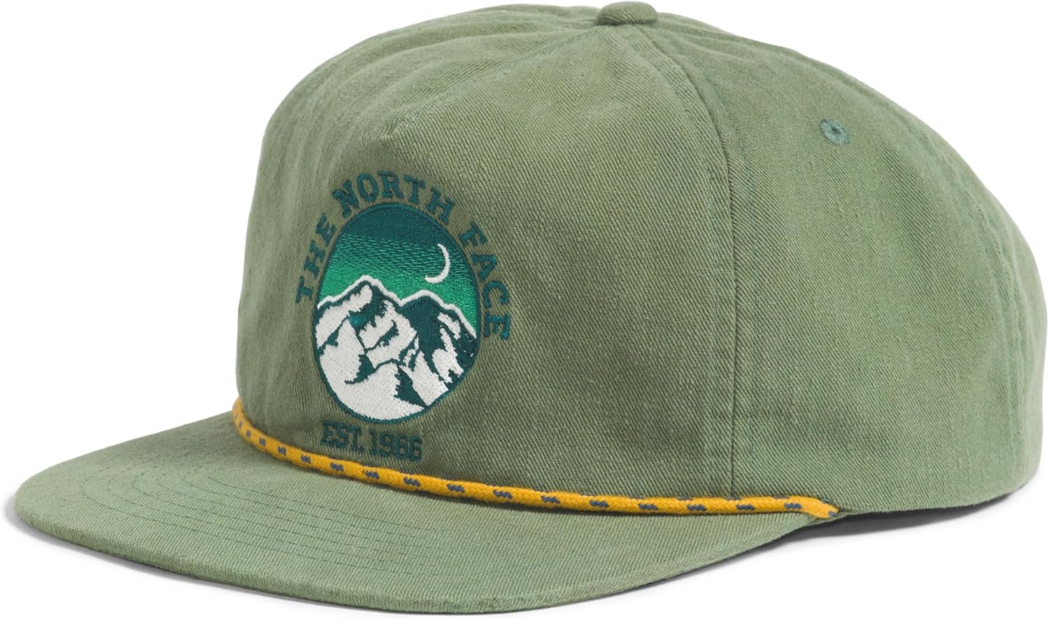 

THE NORTH FACE Norm 5-Panel Hat | Классическая бейсболка для мужчин и женщин из хлопкового корда, Bark Mist/Mountain Peak Graphic Patch