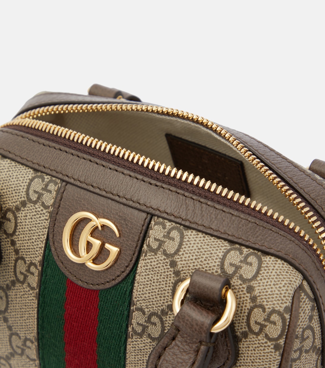 Мини-сумка Gucci Ophidia GG через плечо — фото 3