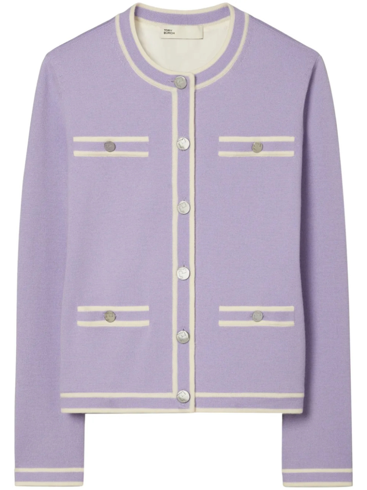

Кардиган Tory Burch Kendra, фиолетовый