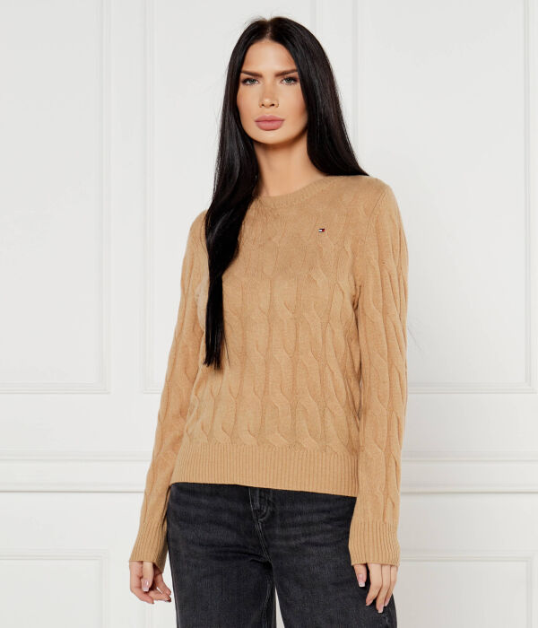 

Шерстяной свитер Regular fit Tommy Hilfiger, желтый