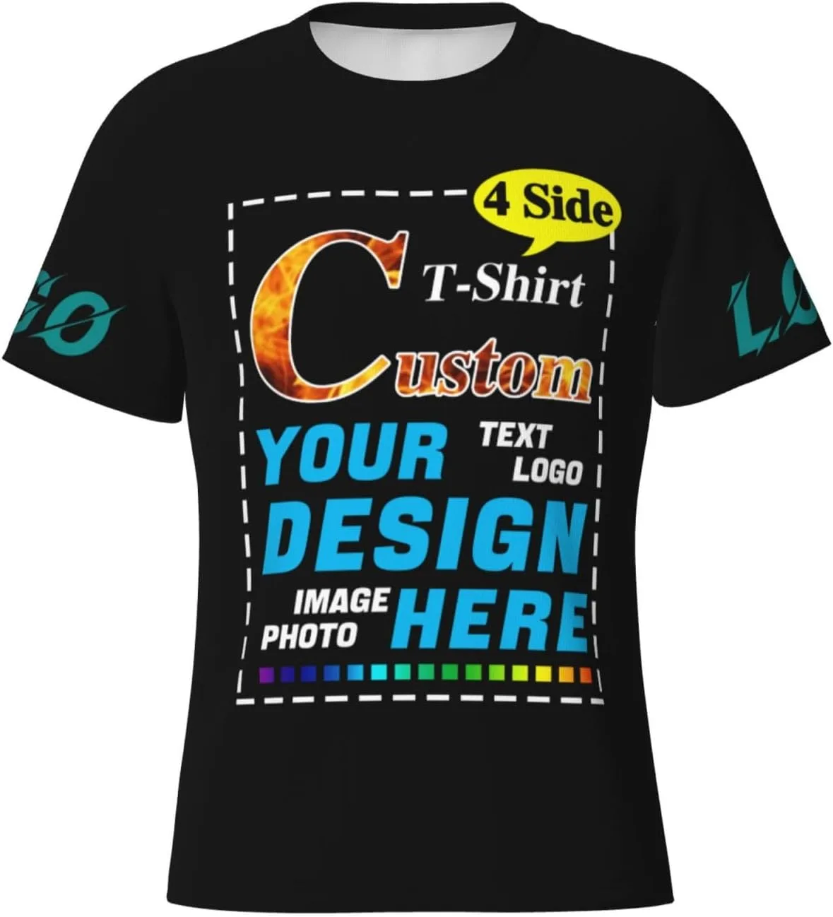 Мужская футболка Custom T Shirt с индивидуальным дизайном — фото 2