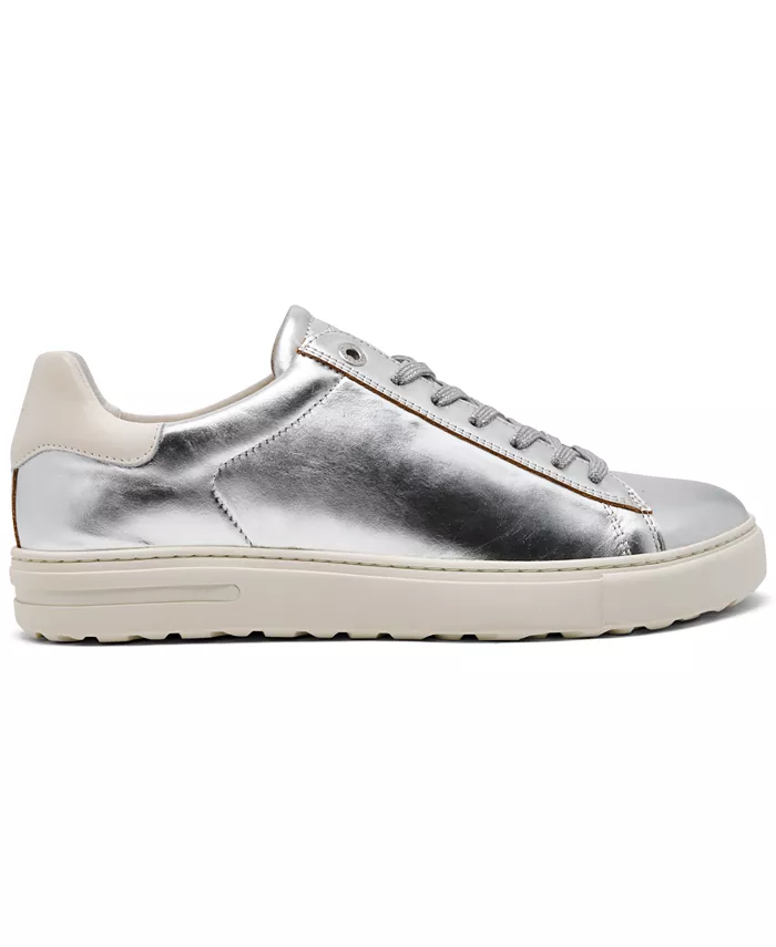 Женские кожаные повседневные кроссовки Bend Low от Finish Line Birkenstock, серебро — фото 2