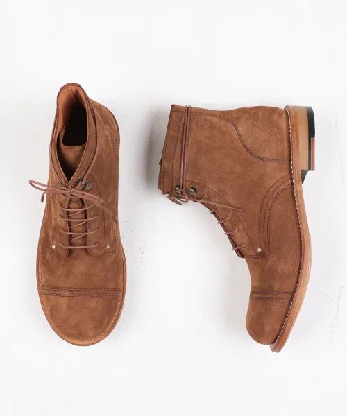 Ботинки рабочие 6 дюймов Italian Suede Goodyear Welt BRENOWELT — фото 3