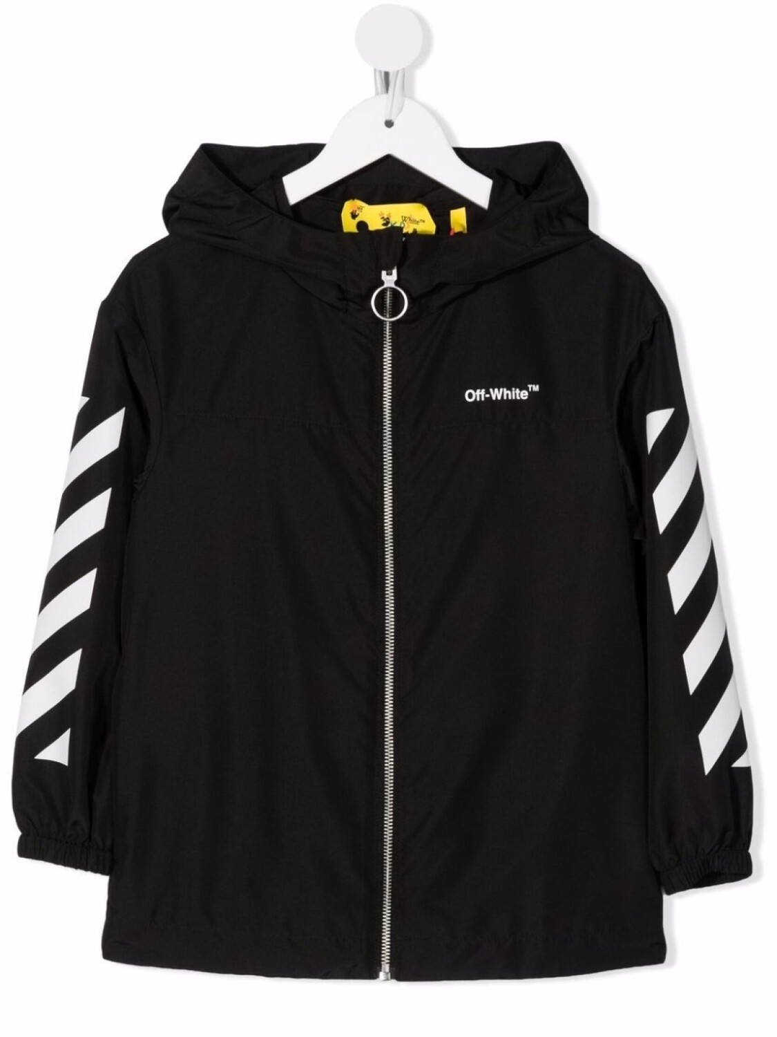 

Off-White Kids куртка с логотипом, черный