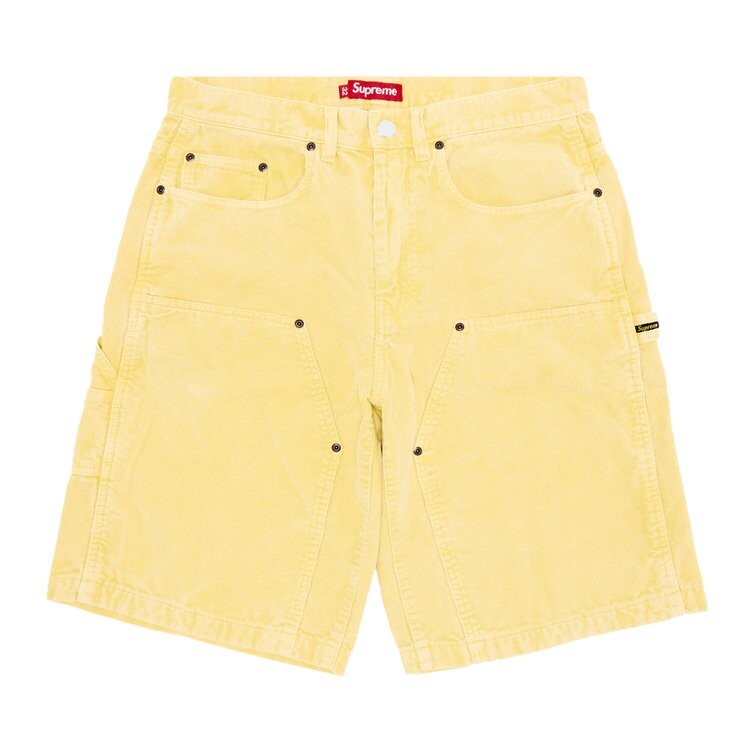 

Шорты Supreme Washed Corduroy Double Knee Painter Short, желтый
