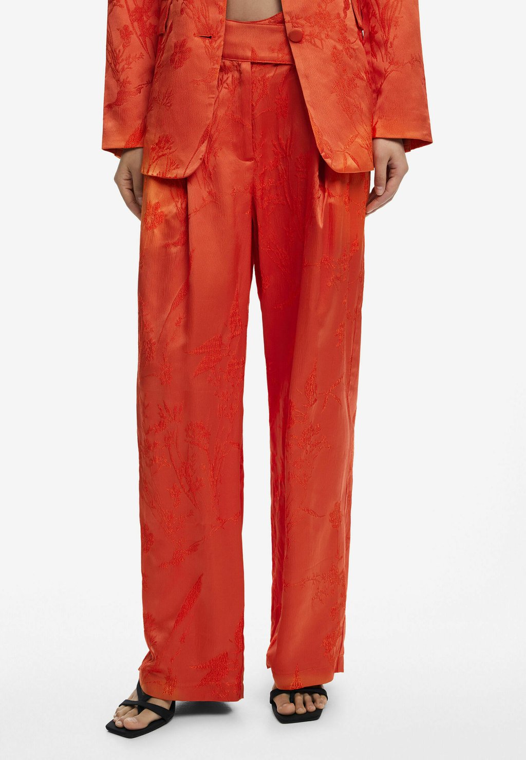 

Брюки EMBROIDERED PLAIN LONG Desigual, оранжевый
