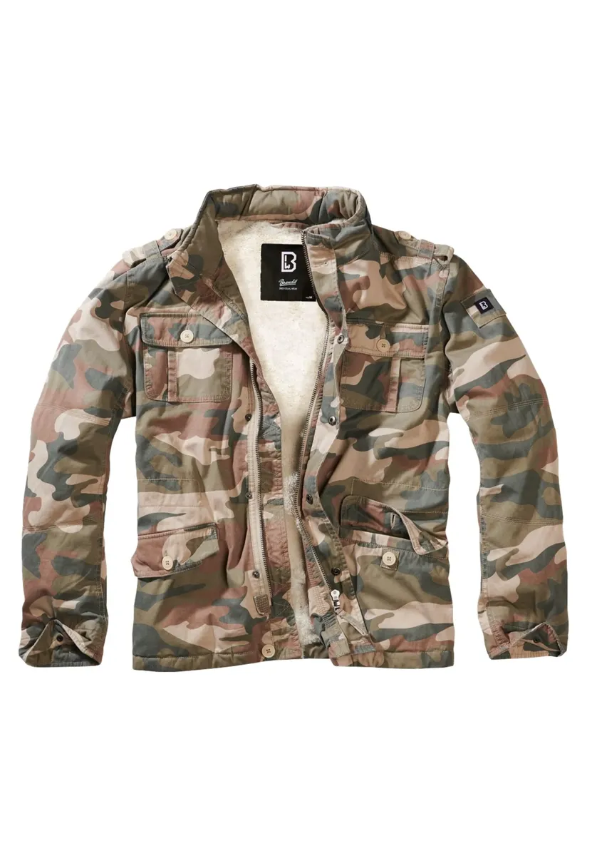 

Всепогодная куртка Brandit " Brandit Men's Britannia Winter Jacket" (1 шт.), без капюшона, цвет Light Woodland