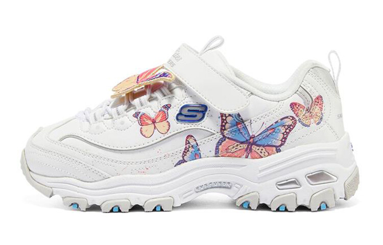 

Детские кроссовки серии D"LITES GS Low-top белого/королевского синего цвета Skechers