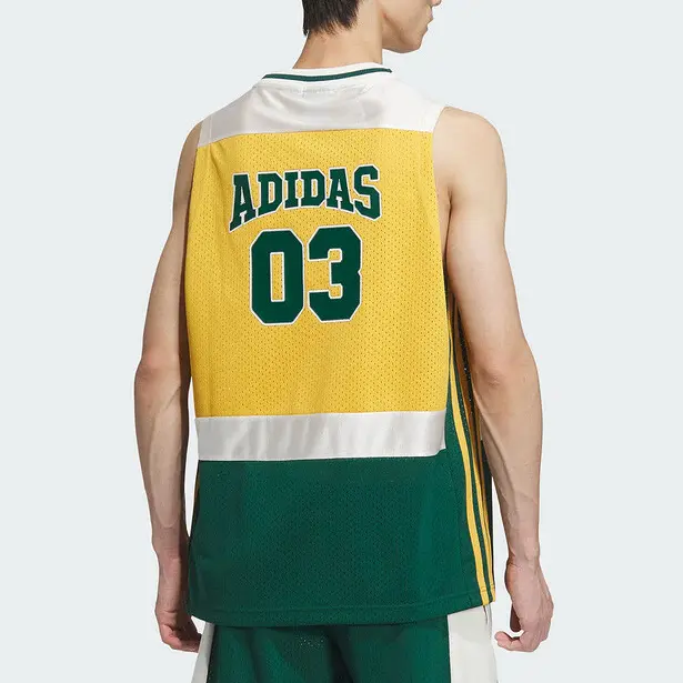 Майка унисекс желтый Adidas Originals, желтый — фото 3