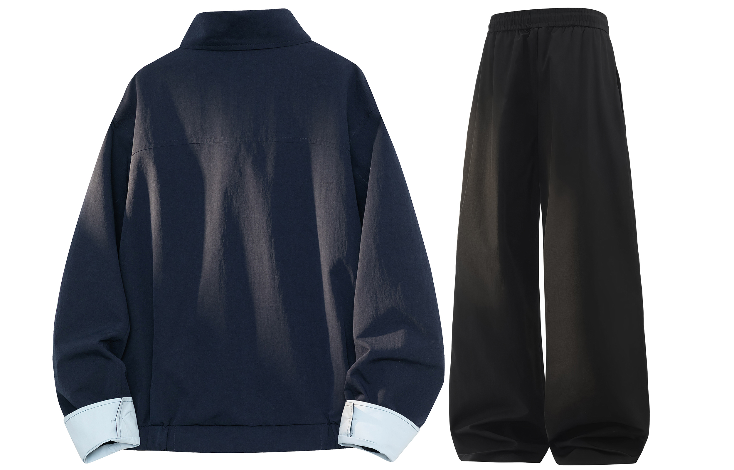 

Комплект рубашка Unisex WARRIOR, светло-синий top+темно-синий pants[free diy badge]