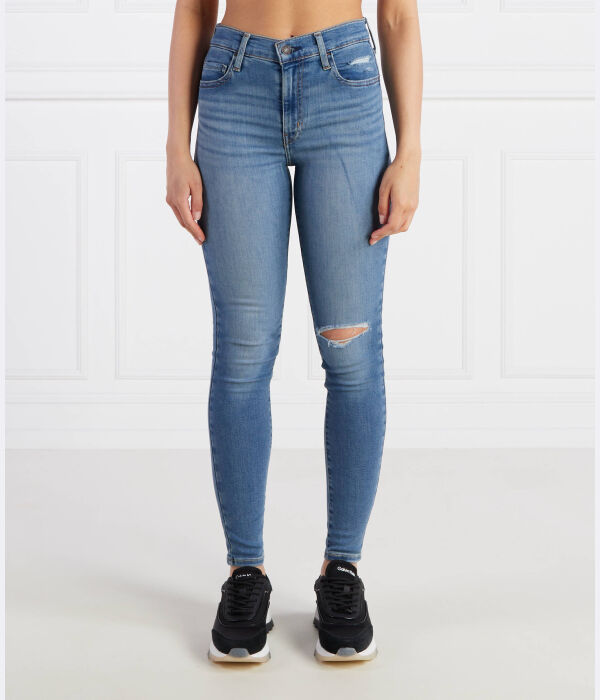 

Джинсы 720 hirise супер узкие остров Super skinny fit Levi'S, синий