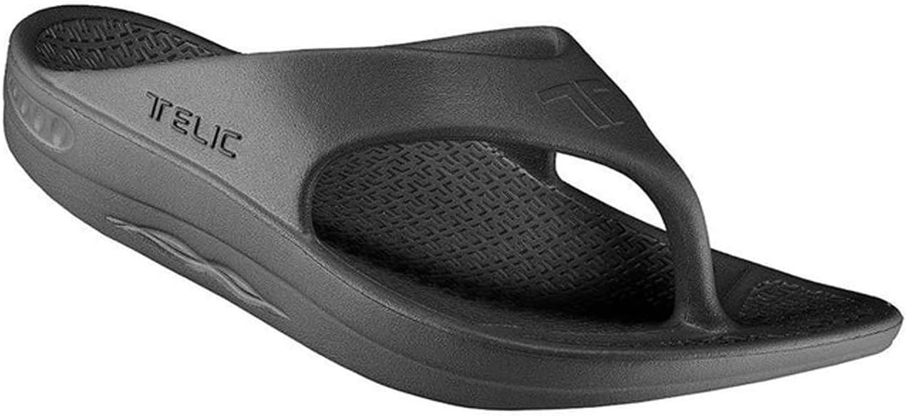 Сандалии Telic Energy Flip Flop - комфортная обувь для мужчин и женщин, черный — фото 3