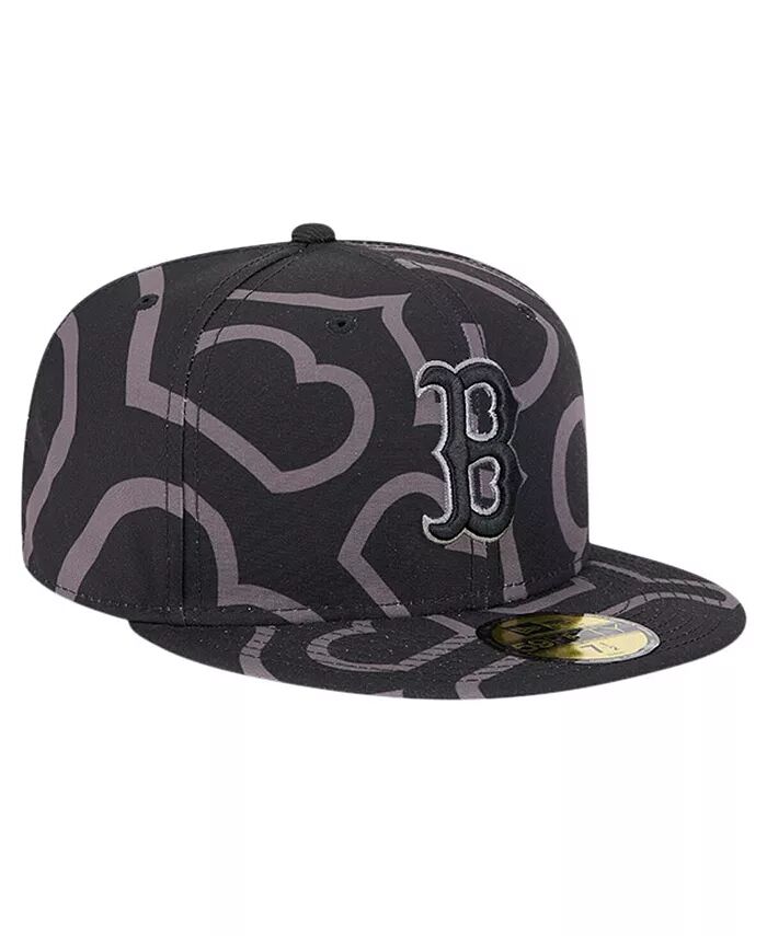 

Мужская черная бейсболка Boston Red Sox Logo Fracture 59FIFTY Fitted New Era