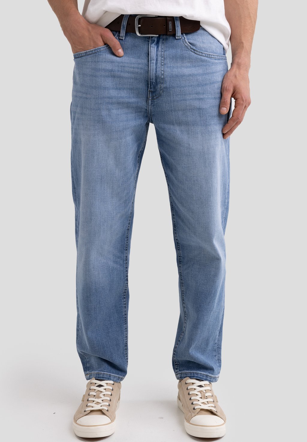 

Джинсы прямого кроя ATES Big Star, синий