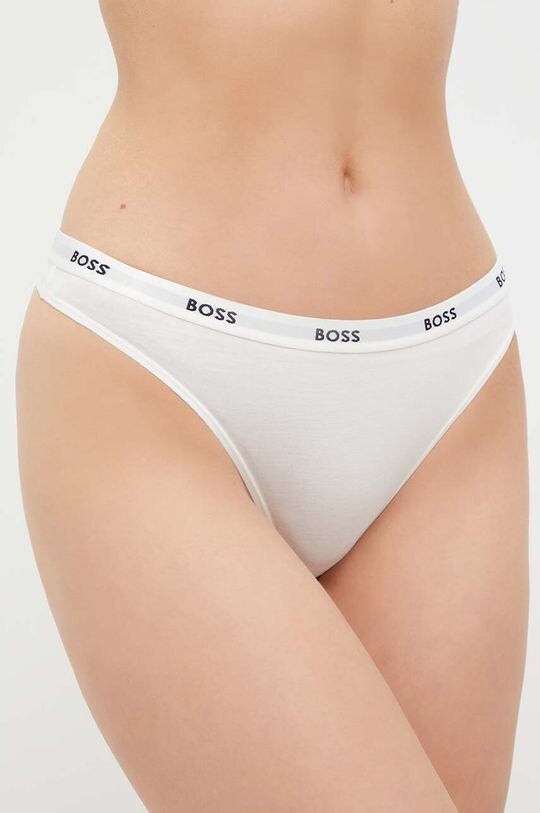 

Стринги Boss, бежевый