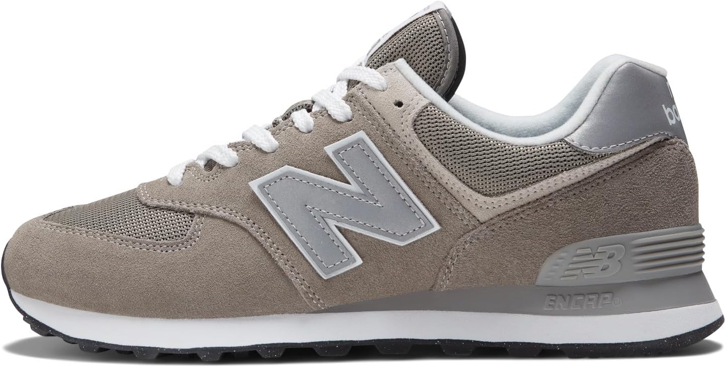 Мужские кроссовки New Balance 574 Core, белый/серый — фото 4