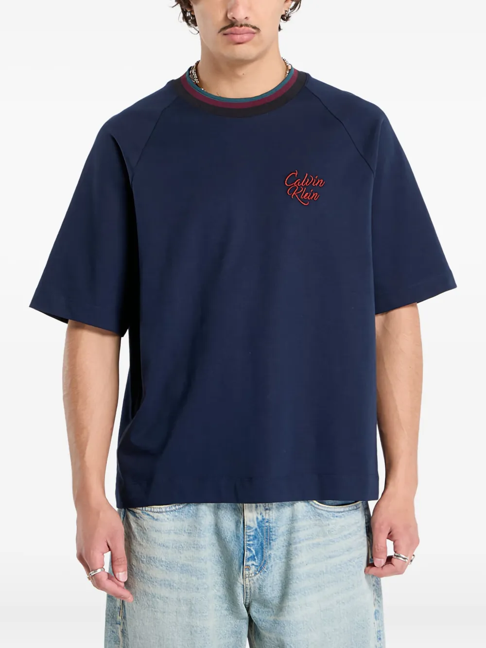 

Футболка с рукавами реглан Calvin Klein, синий