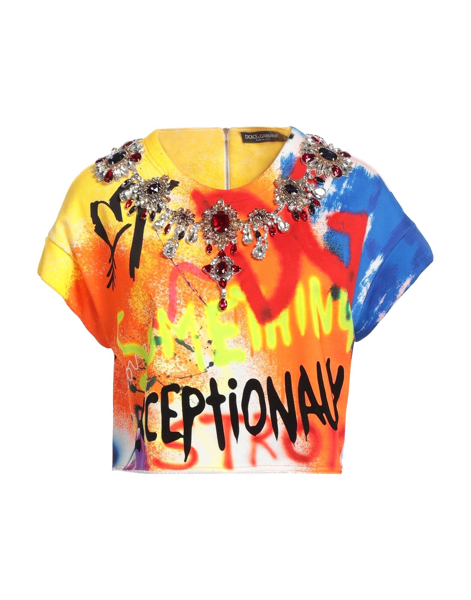 

Кроп-топ Dolce&Gabbana, оранжевый