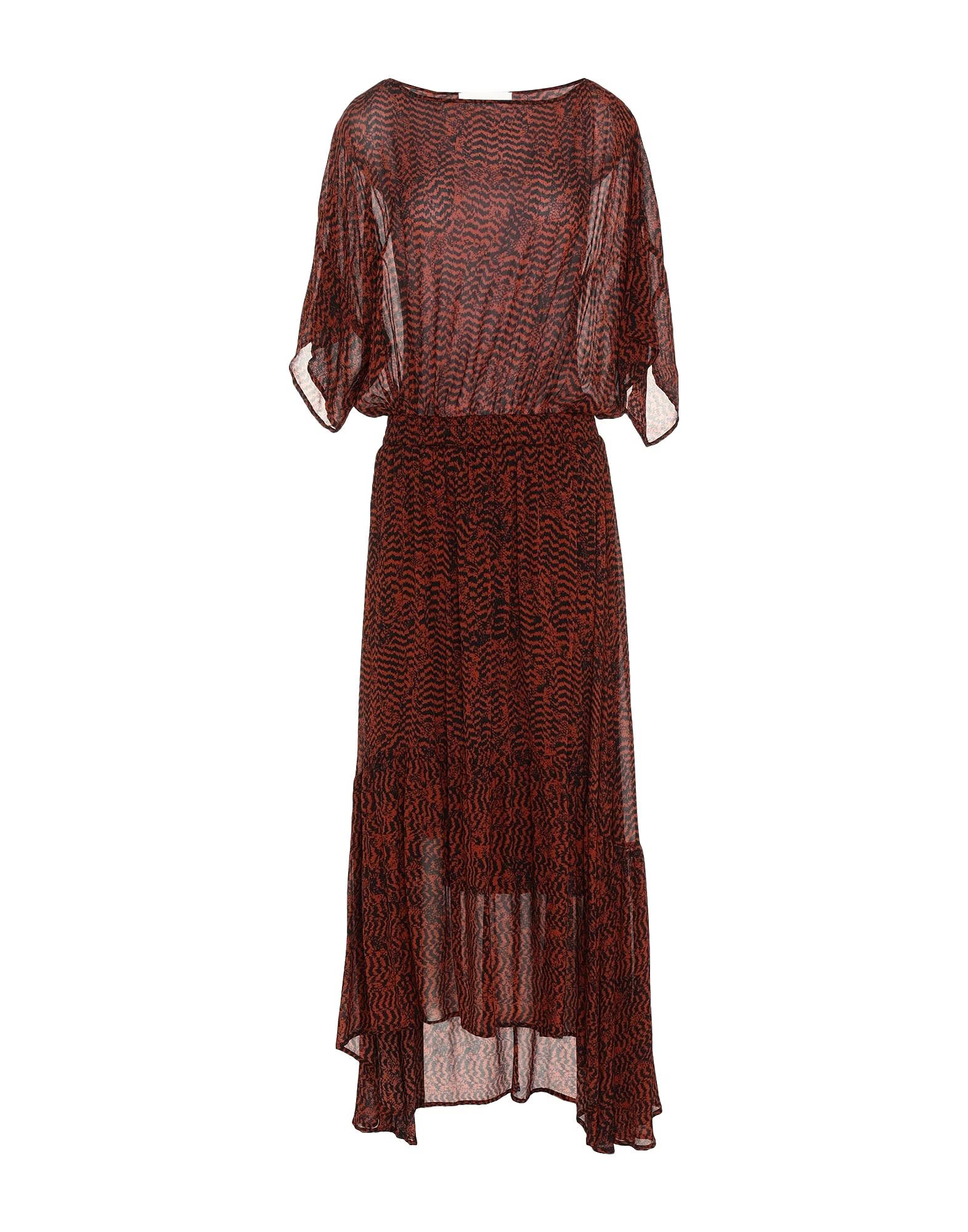 

Макси платье 8Pm, коричневый