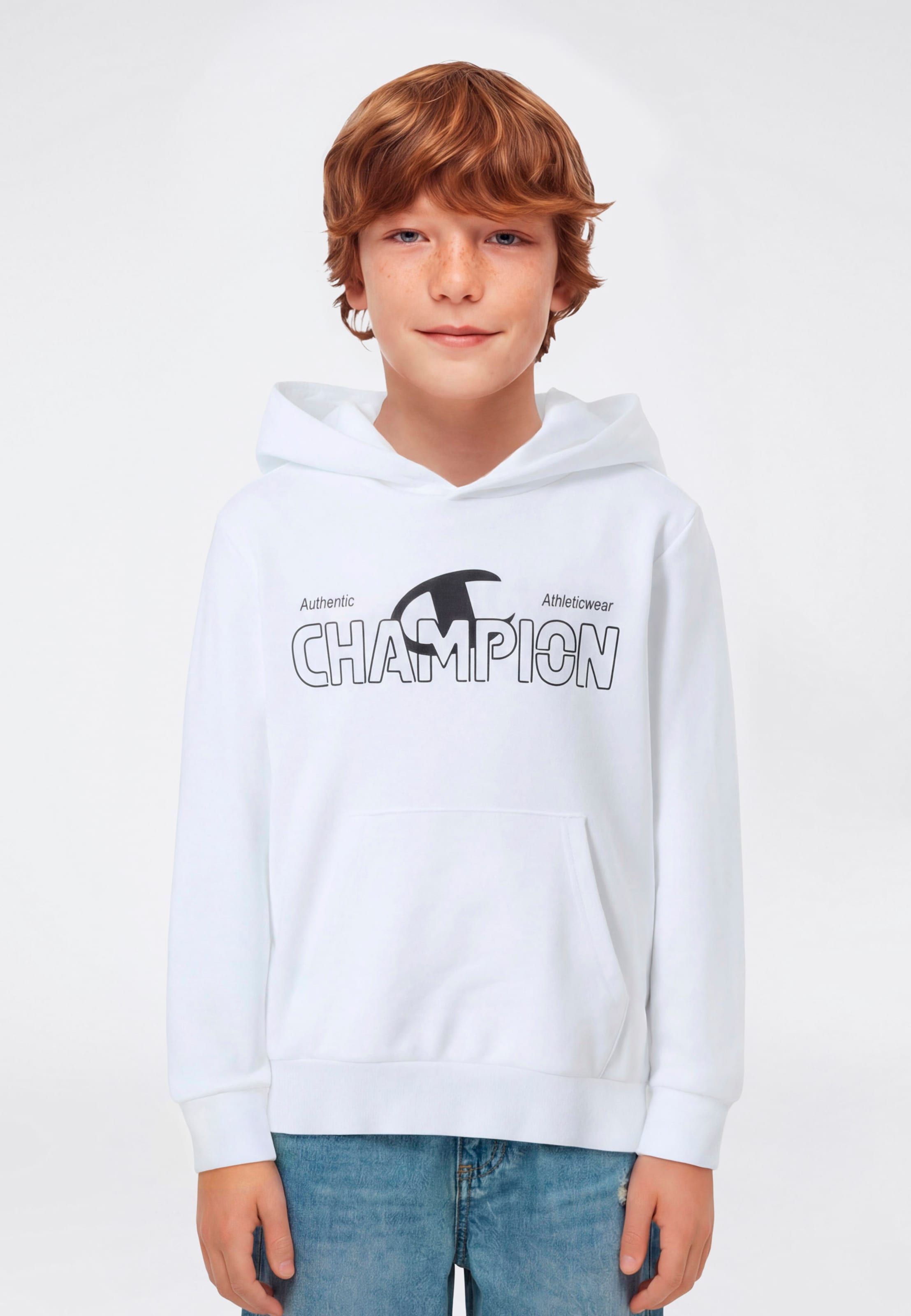 

Champion Authentic Athletic Apparel Толстовка в белом цвете