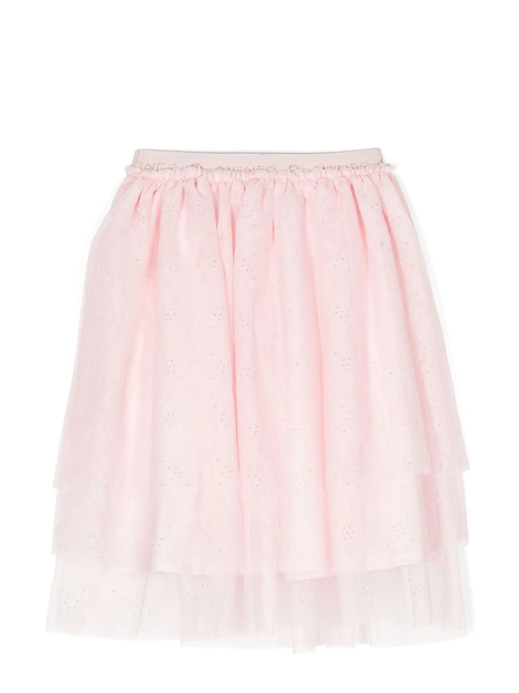 Юбка из тюля со стразами Aigner Kids, розовый — фото 2